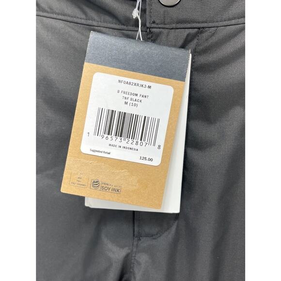 The North Face Freedom Insulated Boys' Size M (10) Black Snow Pants New with Tag - Picture 3 of 7